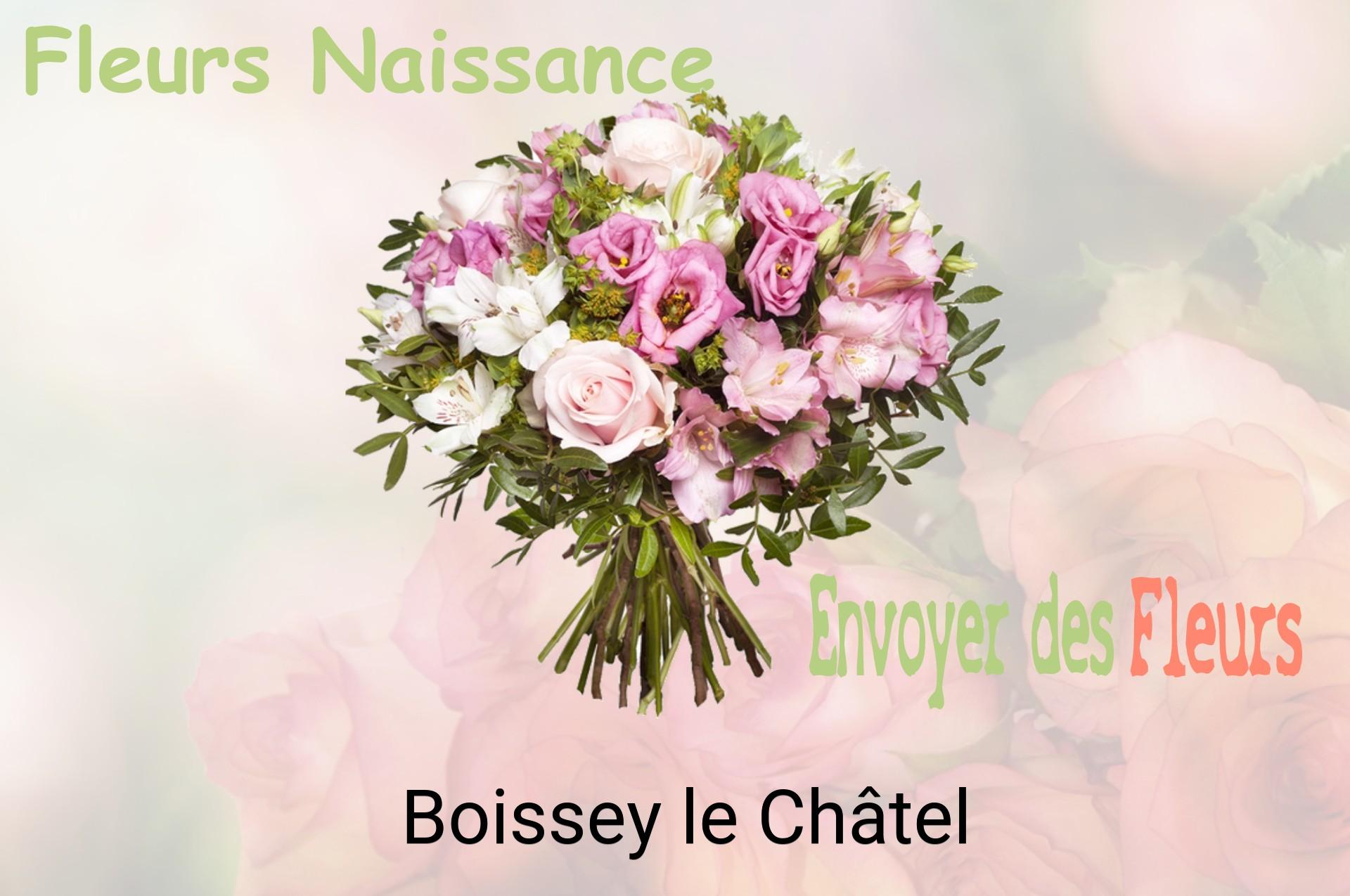 Bouquet de fleurs de naissance livré à Boissey-le-Châtel